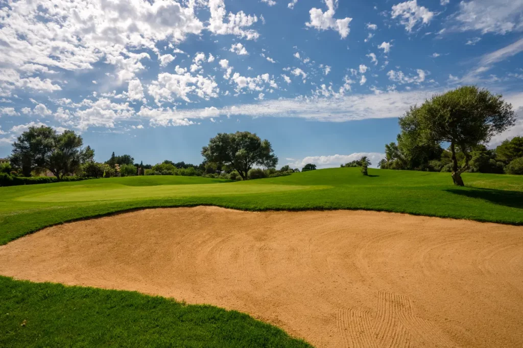Son Antem East Golf Course View of Hole 5 Bunker in Mallorca