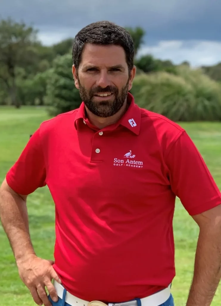 Retrato del golfista profesional Pau Padrós