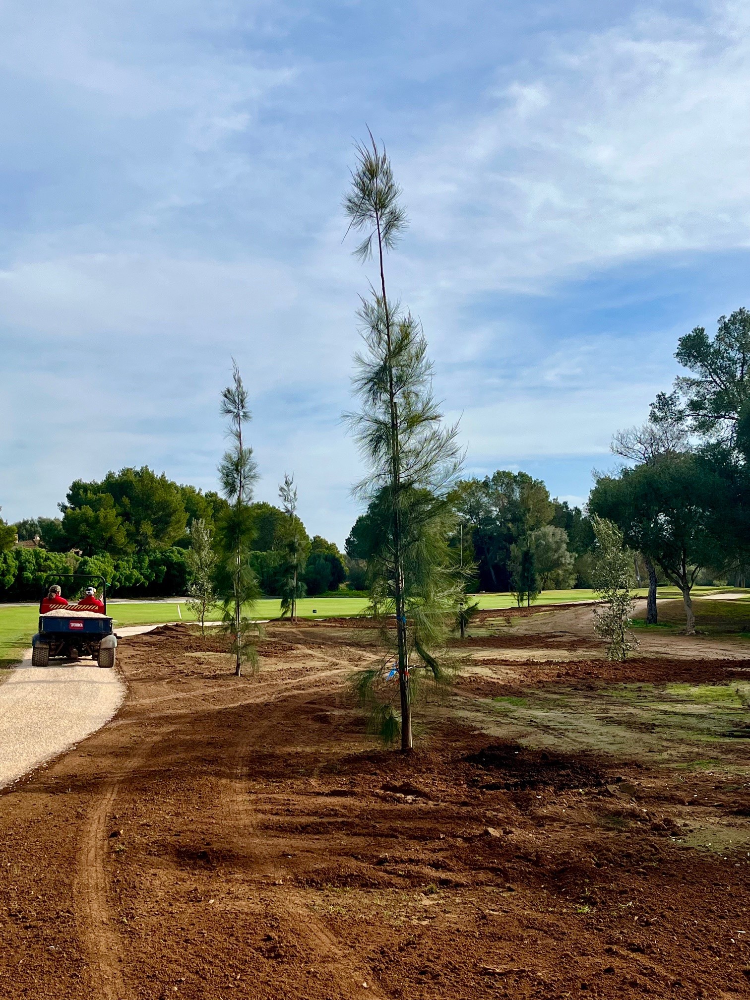 improvements hole 1 east course