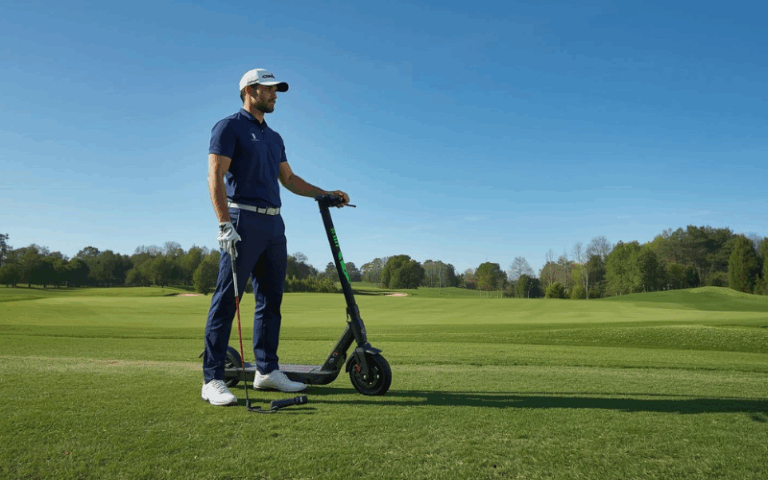 No está permitido el uso de patinetes eléctricos en el campo de golf