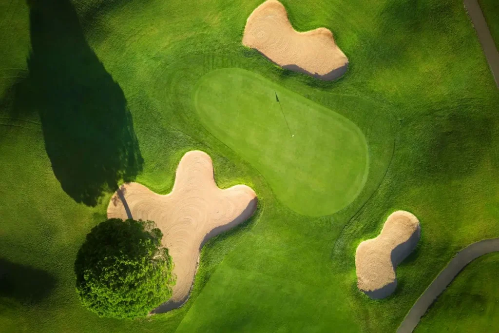 Son Antem West Golf Course in Mallorca aerial view