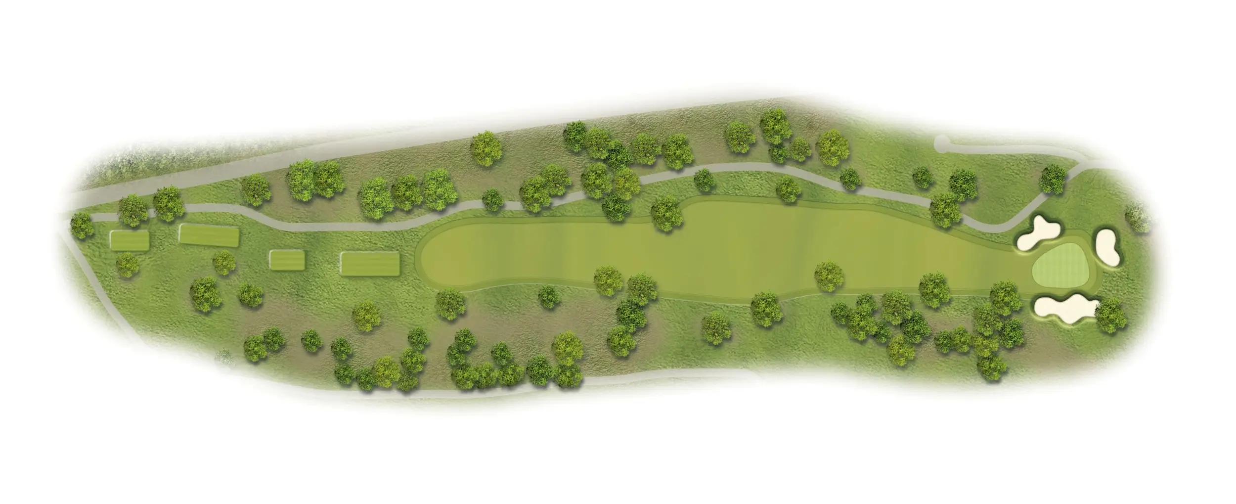 Son Antem Golf Course West Hole 1 Map