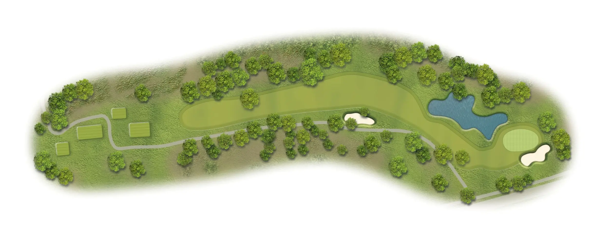Son Antem Golf Course West Hole 9 Map
